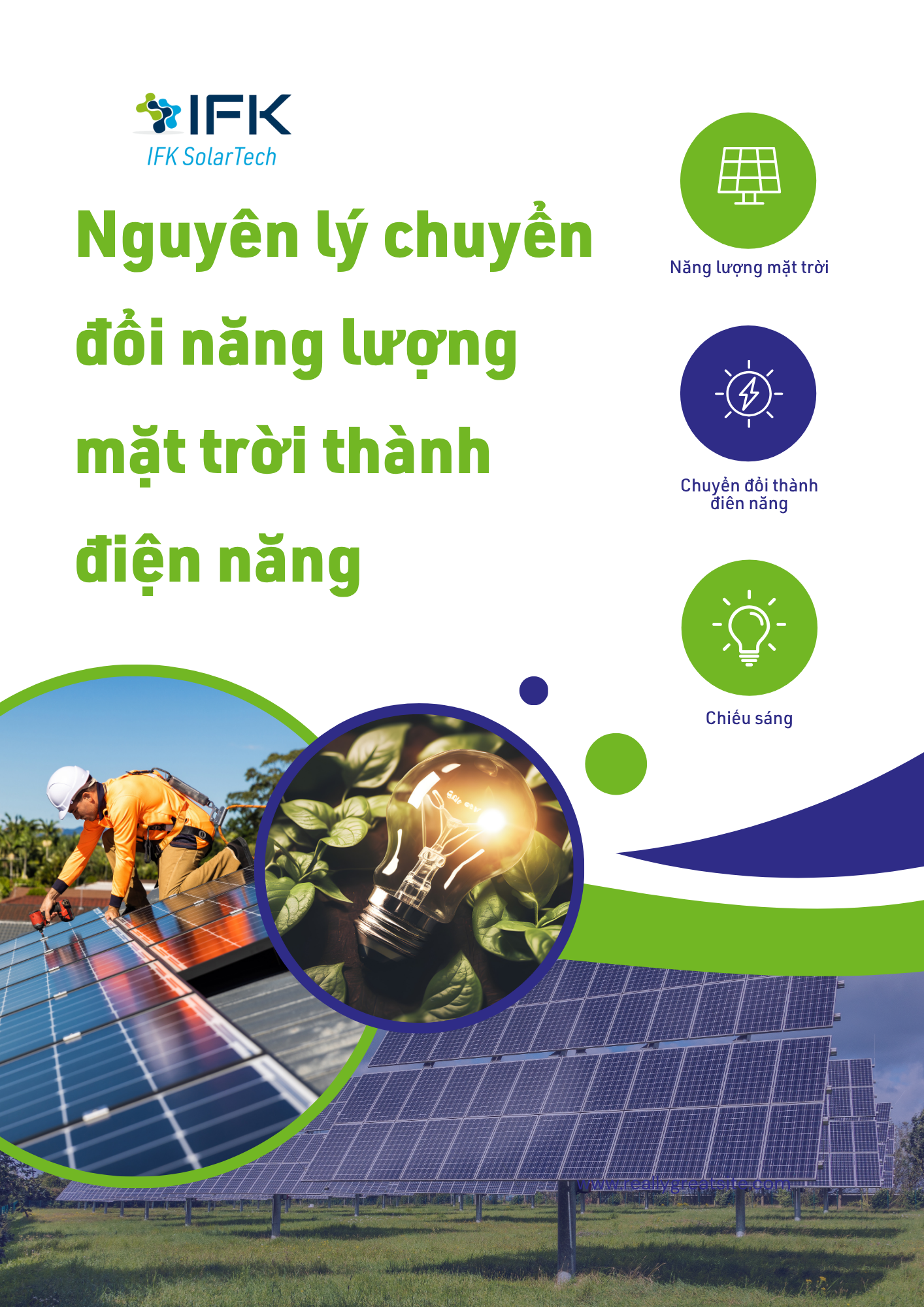 Nguyên lý chuyển đổi năng lượng mặt trời thành điện năng