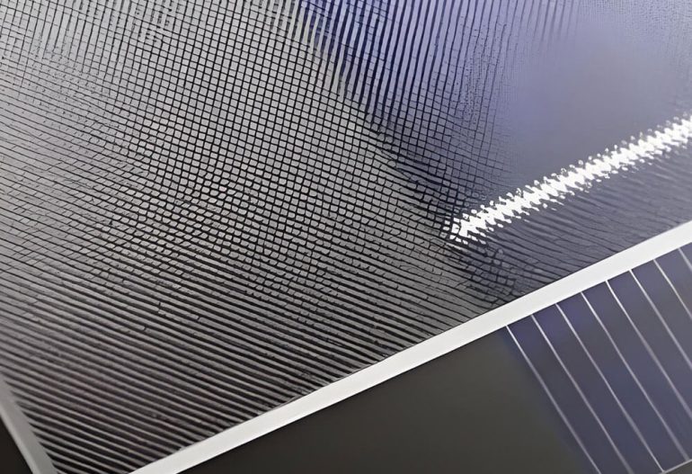 Semi-transparent Glass Layer