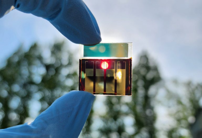 semi-transparent perovskite