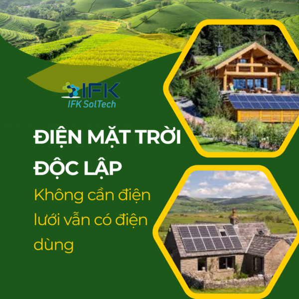 Điện mặt trời độc lập - Tự chủ nguồn điện v2