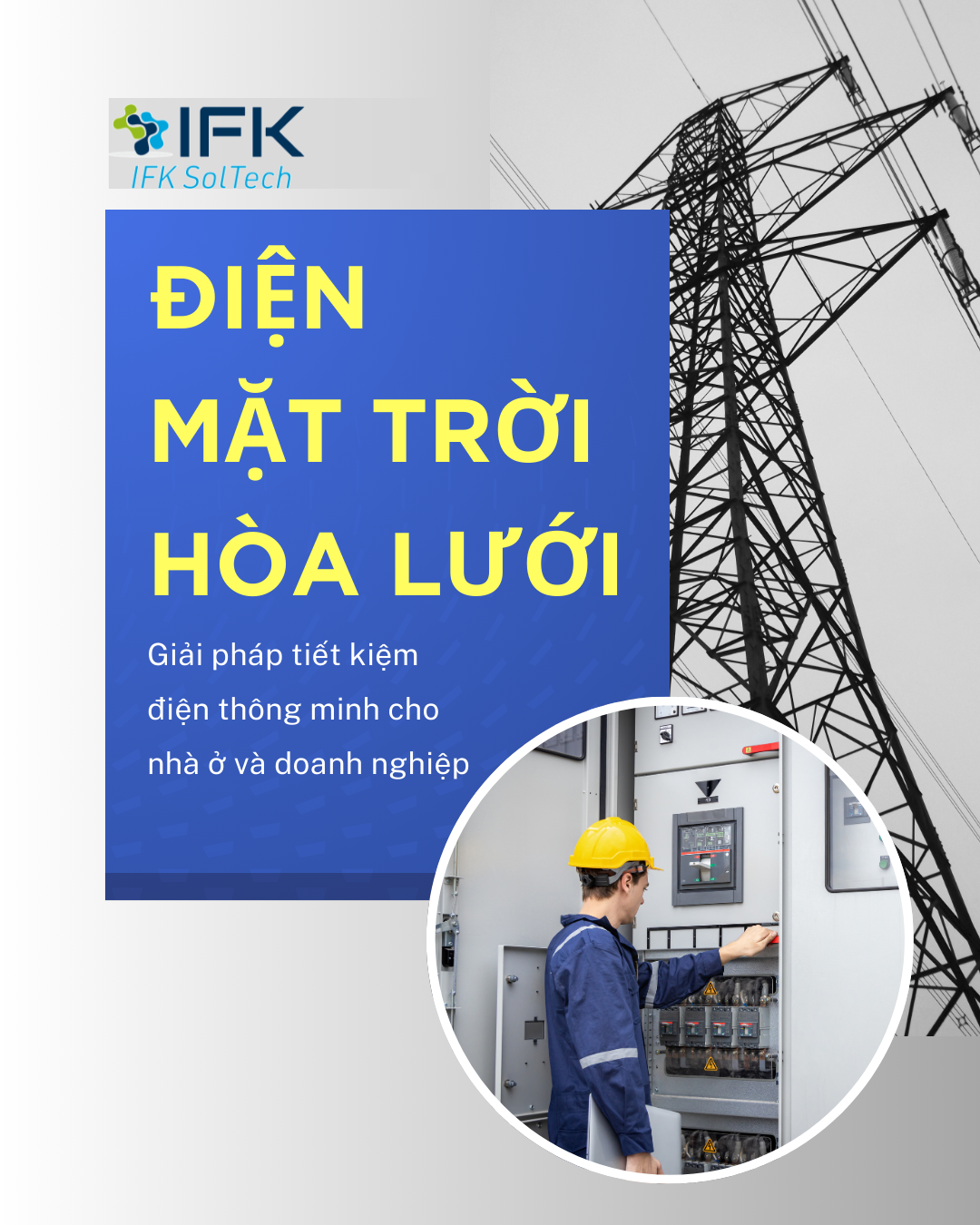 Điện mặt trời hòa lưới - Giải pháp tiết kiệm điện thông minh cho nhà ở và doanh nghiệp v2