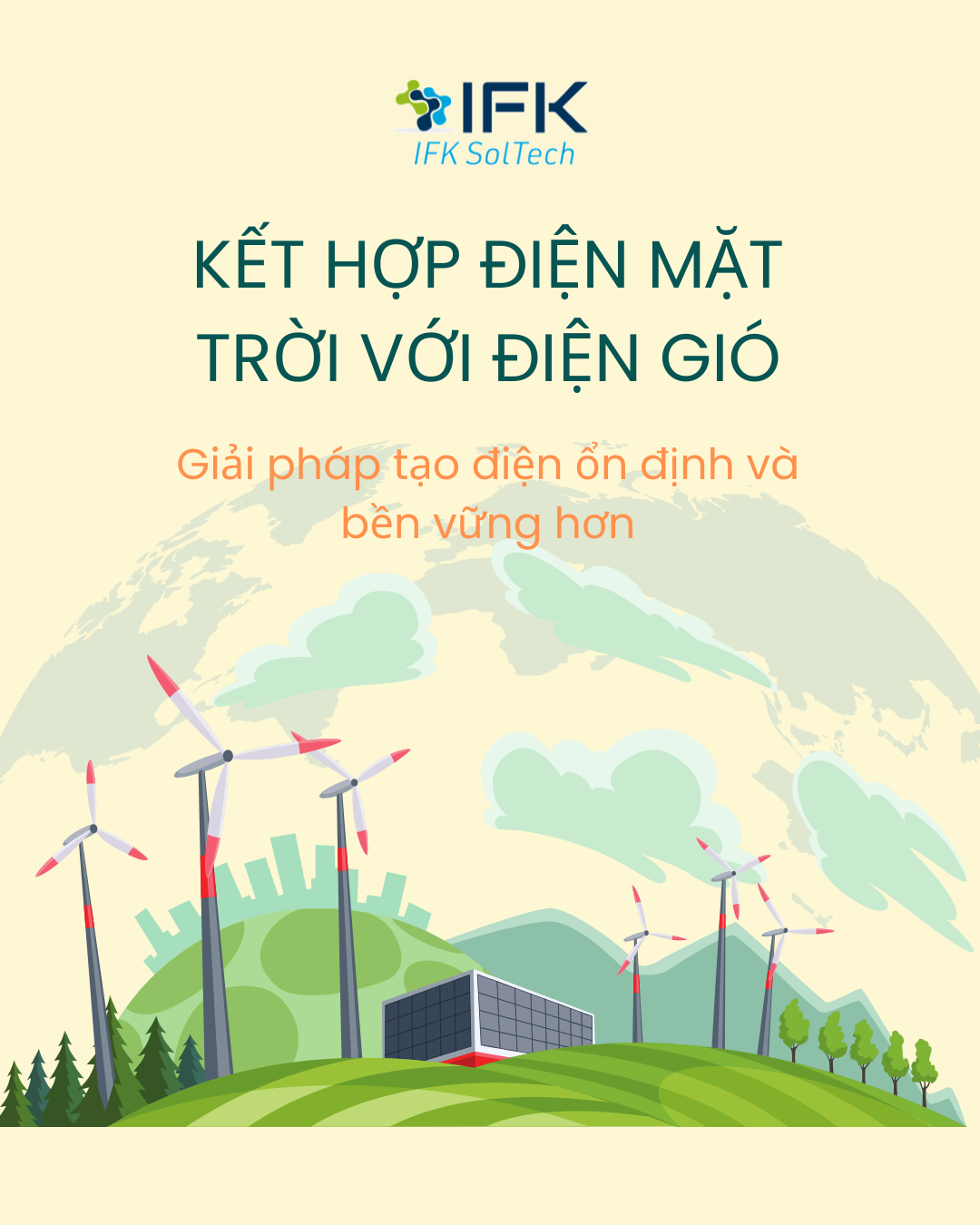 Kết hợp điện mặt trời với điện gió - Giải pháp tạo điện ổn định và bền vững hơn v2