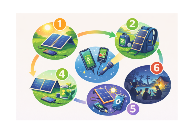 Vì sao pin mặt trời phù hợp cho dã ngoại và thiết bị di động