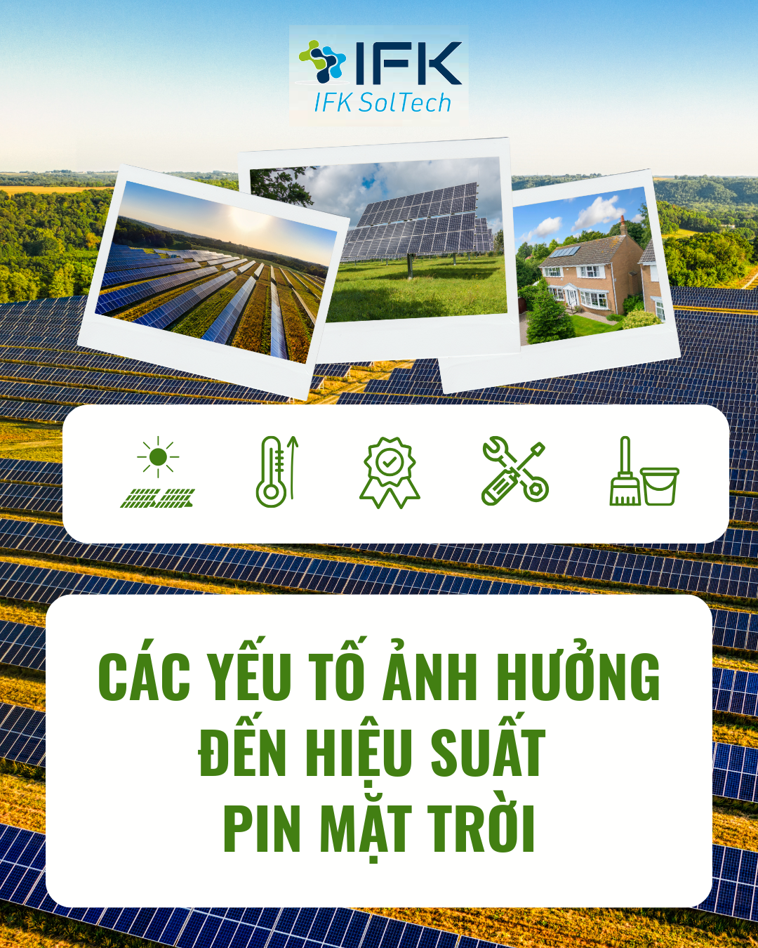 Các yếu tố ảnh hưởng đến hiệu suất pin mặt trời v2