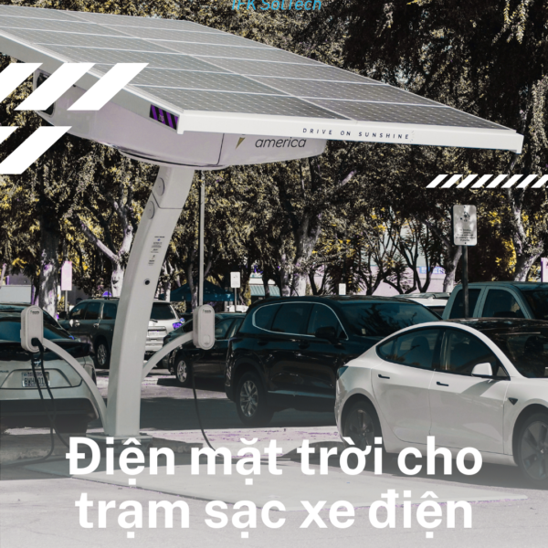 Điện mặt trời cho trạm sạc xe điện v2