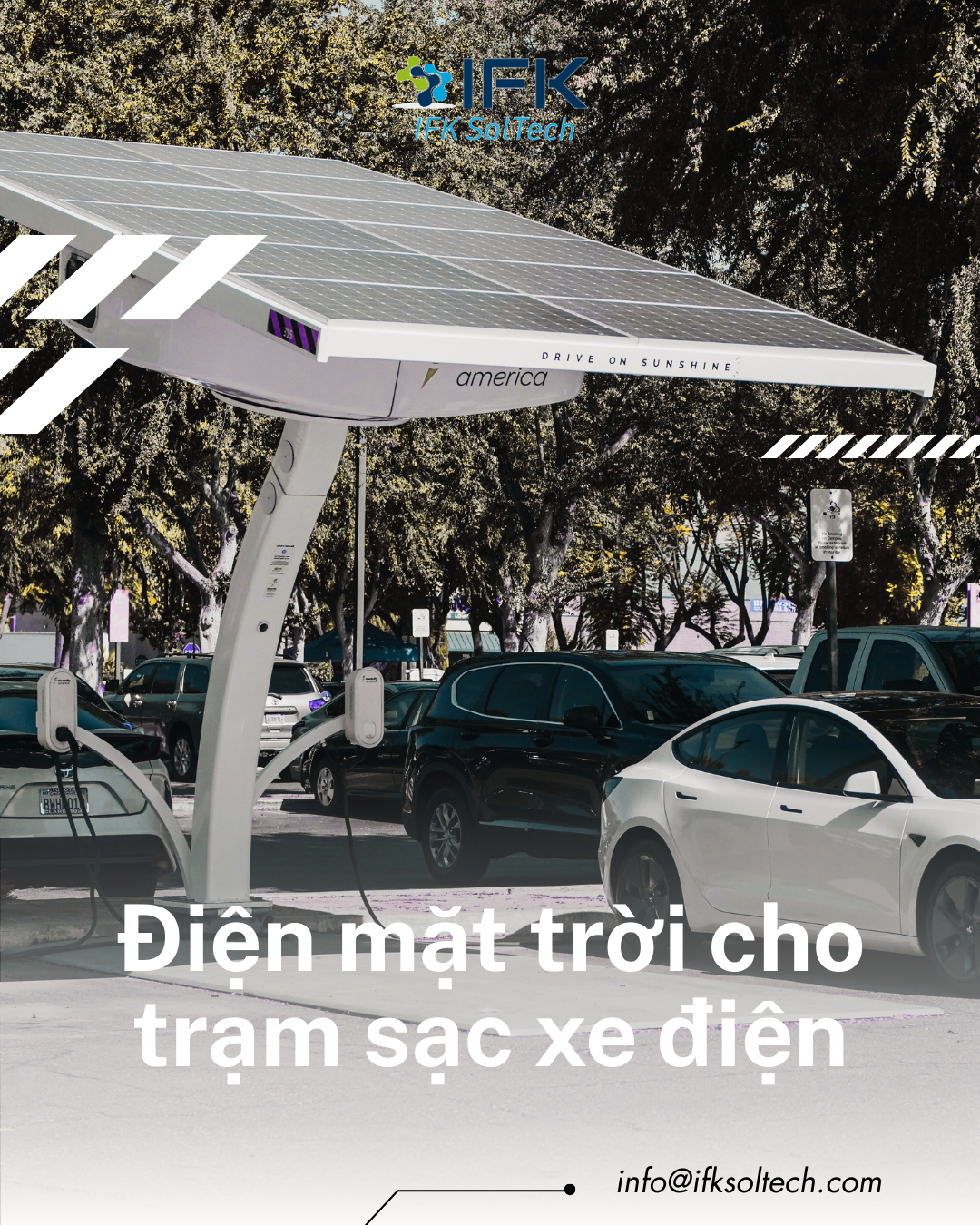 Điện mặt trời cho trạm sạc xe điện v2