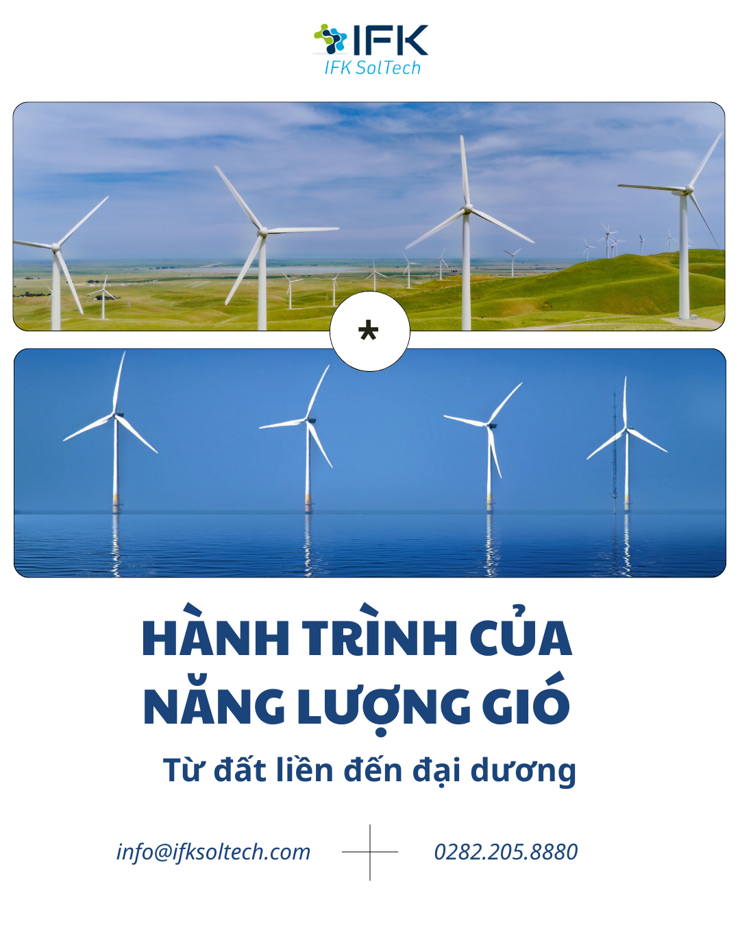 Hành trình của năng lượng gió – Từ đất liền đến đại dương