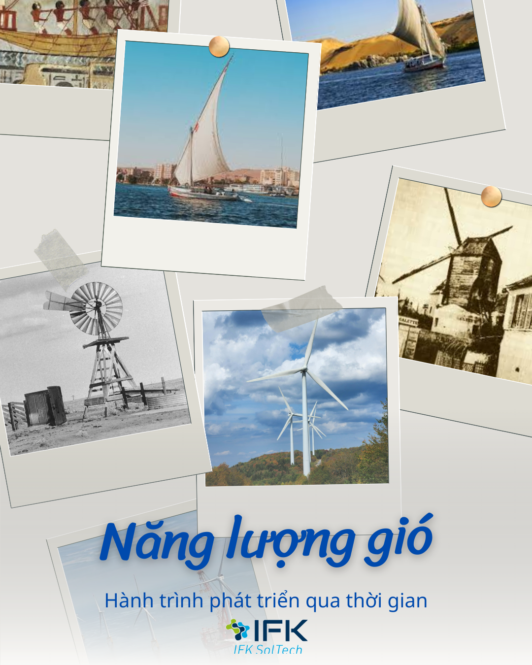 Năng lượng gió – Hành trình phát triển qua thời gian