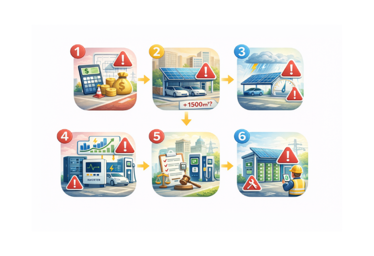 Thách thức khi triển khai trạm sạc EV và Solar