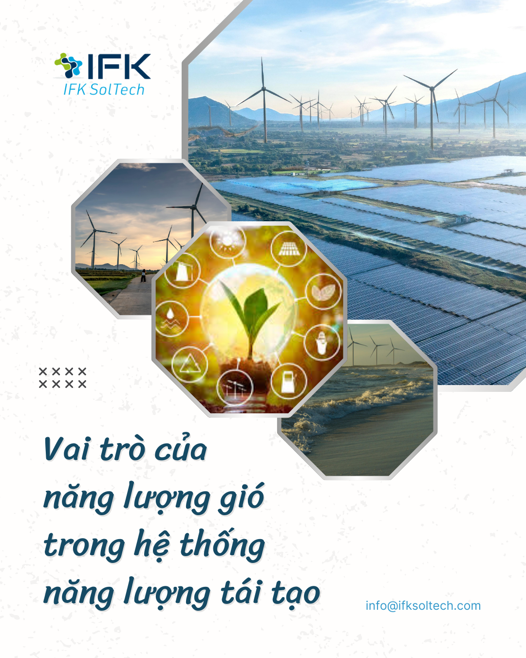 Vai trò của năng lượng gió trong hệ thống năng lượng tái tạo